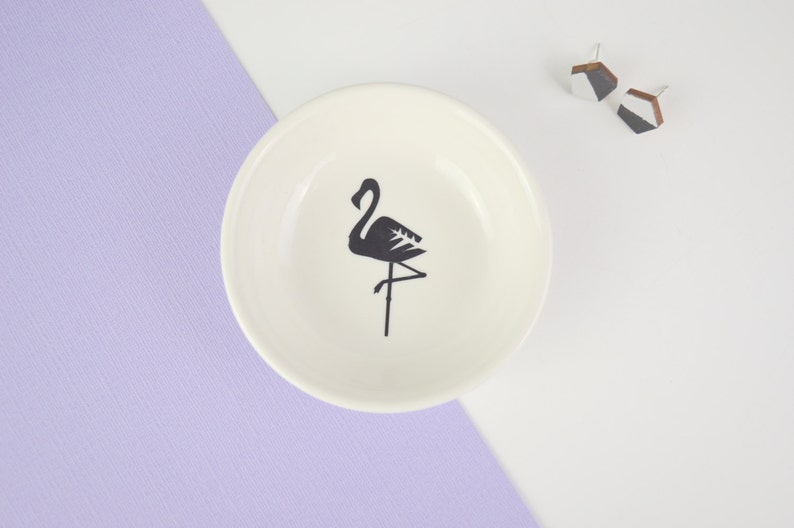 Mini Ring Dish Flamingo, Monstera or Pineapple image 3