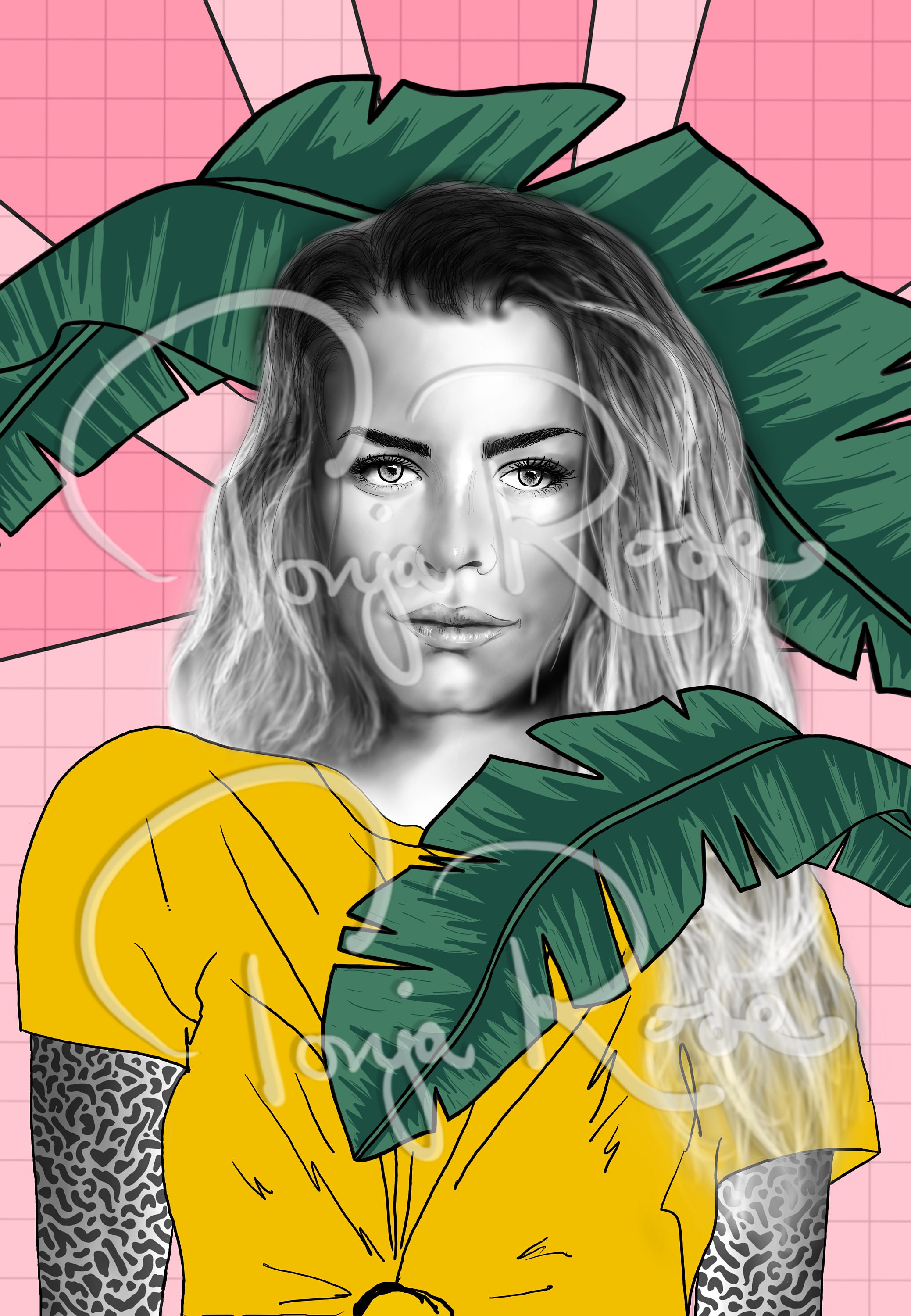 Tropical Banana Girl
