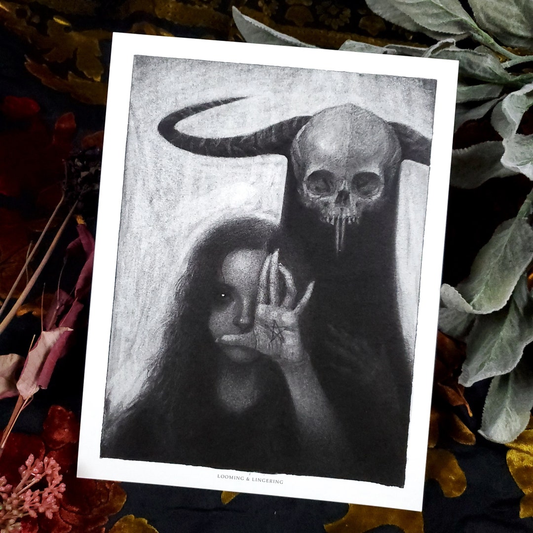 Art Print 8.5x11 11x14 Looming and Lingering Etsy