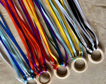 Cintas de baile de cometas de mano, juego creativo