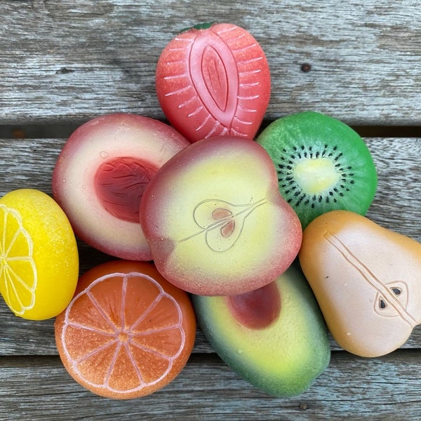 Stone Sensory Fruit - play food for mud kitchen