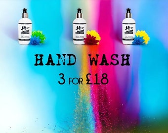 Organic Hand Wash / Special Offer / Vegan Liquid Soap / Vegan Hand Wash / SLS & Paraben Free Hand Wash / Vegan Gift