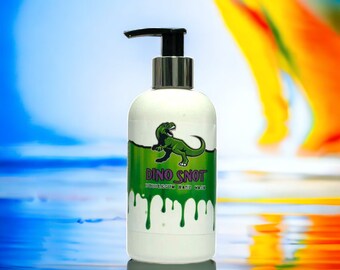 Green Dino Snot Slime Hand Wash / Bubblegum / Organic Hand Wash / Vegan Liquid Soap / SLS & Paraben Free Hand Wash / Vegan Gift