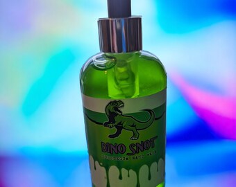 Green Dino Snot Slime Hand Wash/ Clear Bottle / Bubblegum /Organic Hand Wash / Vegan Liquid Soap / SLS & Paraben Free Hand Wash / Vegan Gift