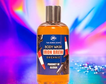 Organic Body Wash / iRON BREW  / Glasgow Gift / Organic Liquid Soap / Vegan Body Wash / Scottish Gag Gift / The Duke of Wellington
