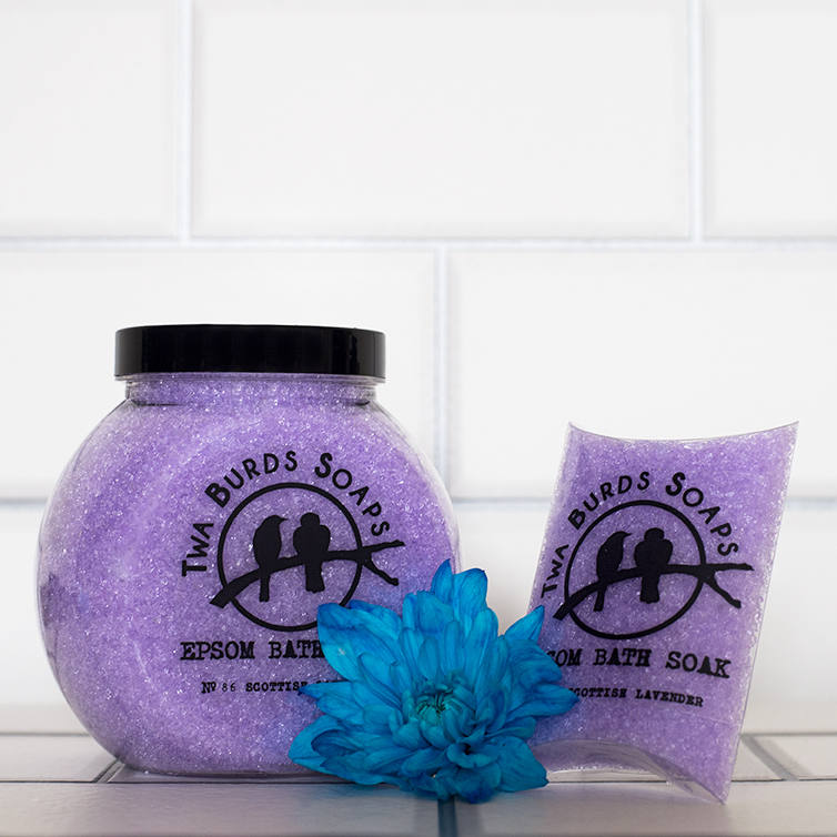 Epsom Bath Salts / Lavender / Bath Salt Gift / Spa Gift Set / Etsy