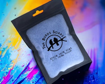 Epsom Bath Salts / Parma Violet / Bath Salt Gift / Spa Gift Set / Bath Salt Favors / Spa Bath / Epsom Salts / Girl Gift / Colour Change Bath