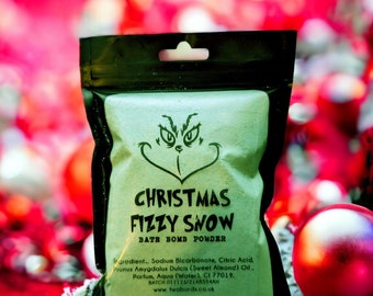 Fizzy Christmas Bath Snow Lime Basil Mandarin