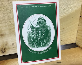 25 Christmas Story Cards - The story of the first image of Santa Claus by Thomas Nast