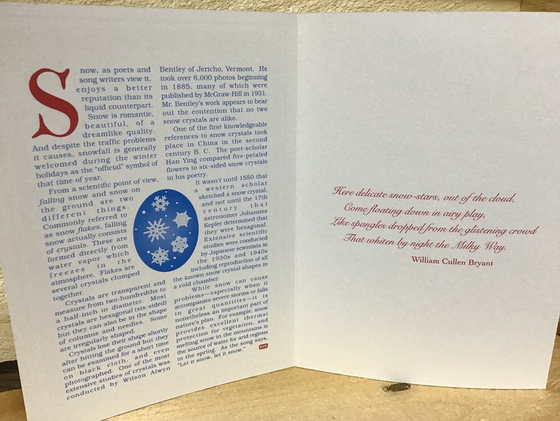 25 Christmas Story Cards Snowflakes, Winters magic image 2