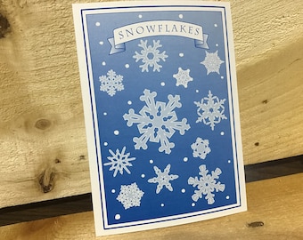 25 Christmas Story Cards - Snowflakes,  Winter’s magic