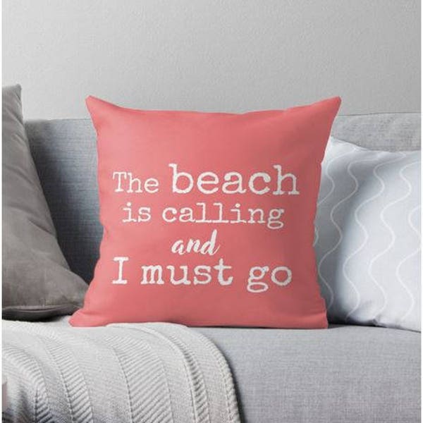 Quote Pillow Etsy