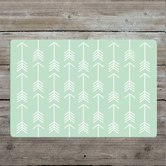 Mint Arrow Rug Nursery Rug Woodland Rug Mint Rug Modern Kids Room