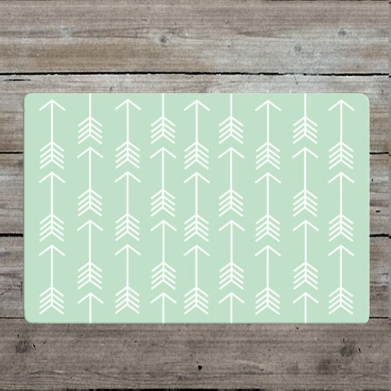 Mint Arrow Rug Nursery Rug Woodland Rug Mint Rug Etsy