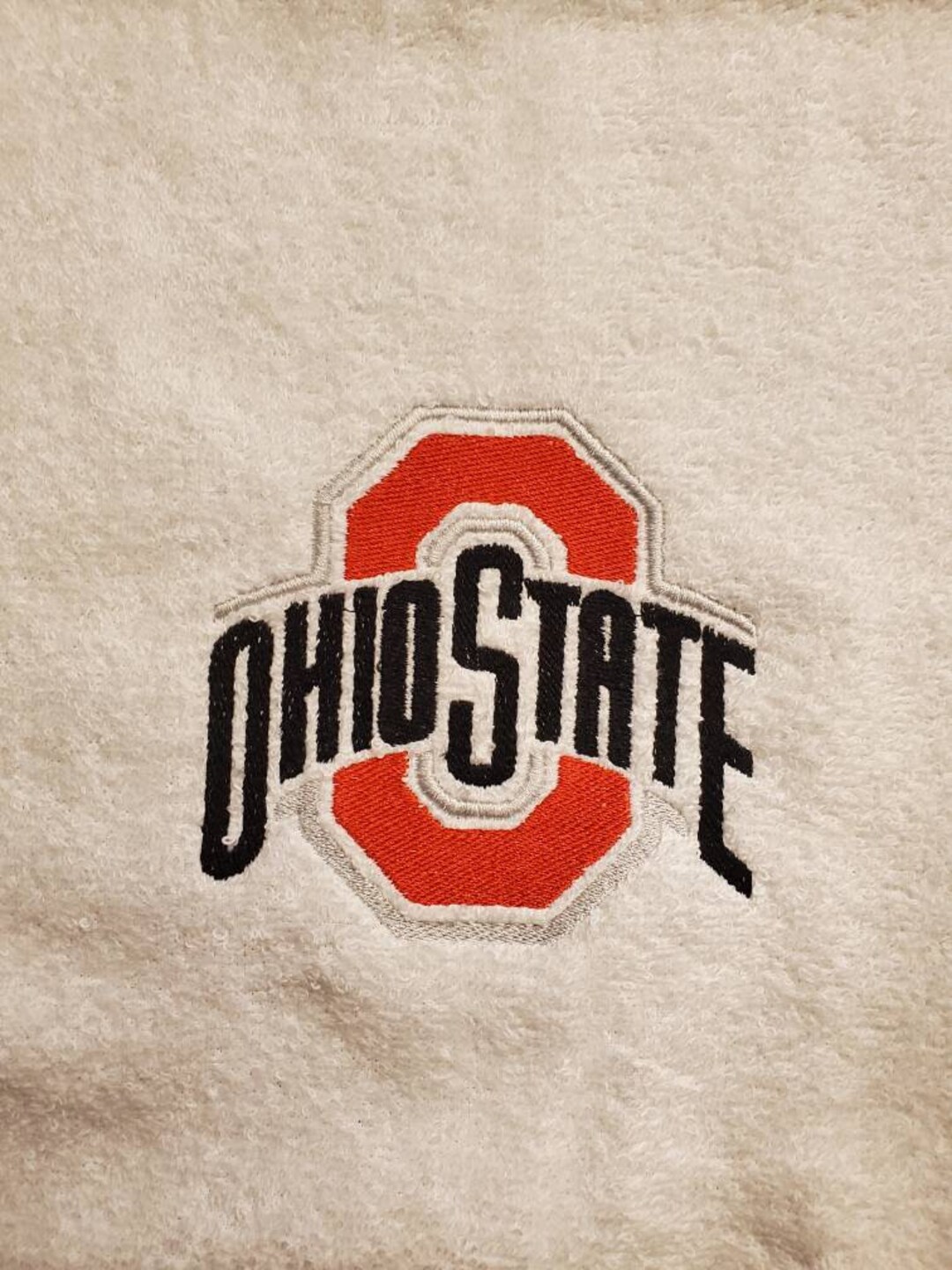 Embroidered Ohio State Hand Towel - Etsy