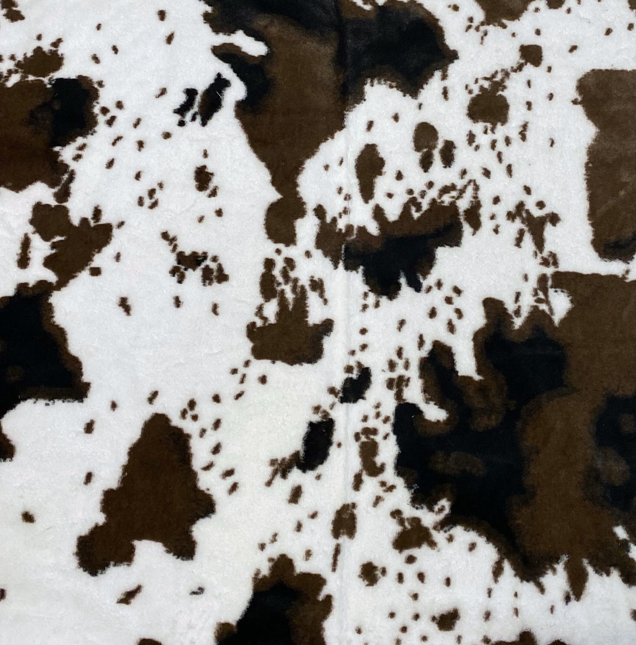 Personalized Cow Baby Blanket Handmade Gift Brown Cow Etsy