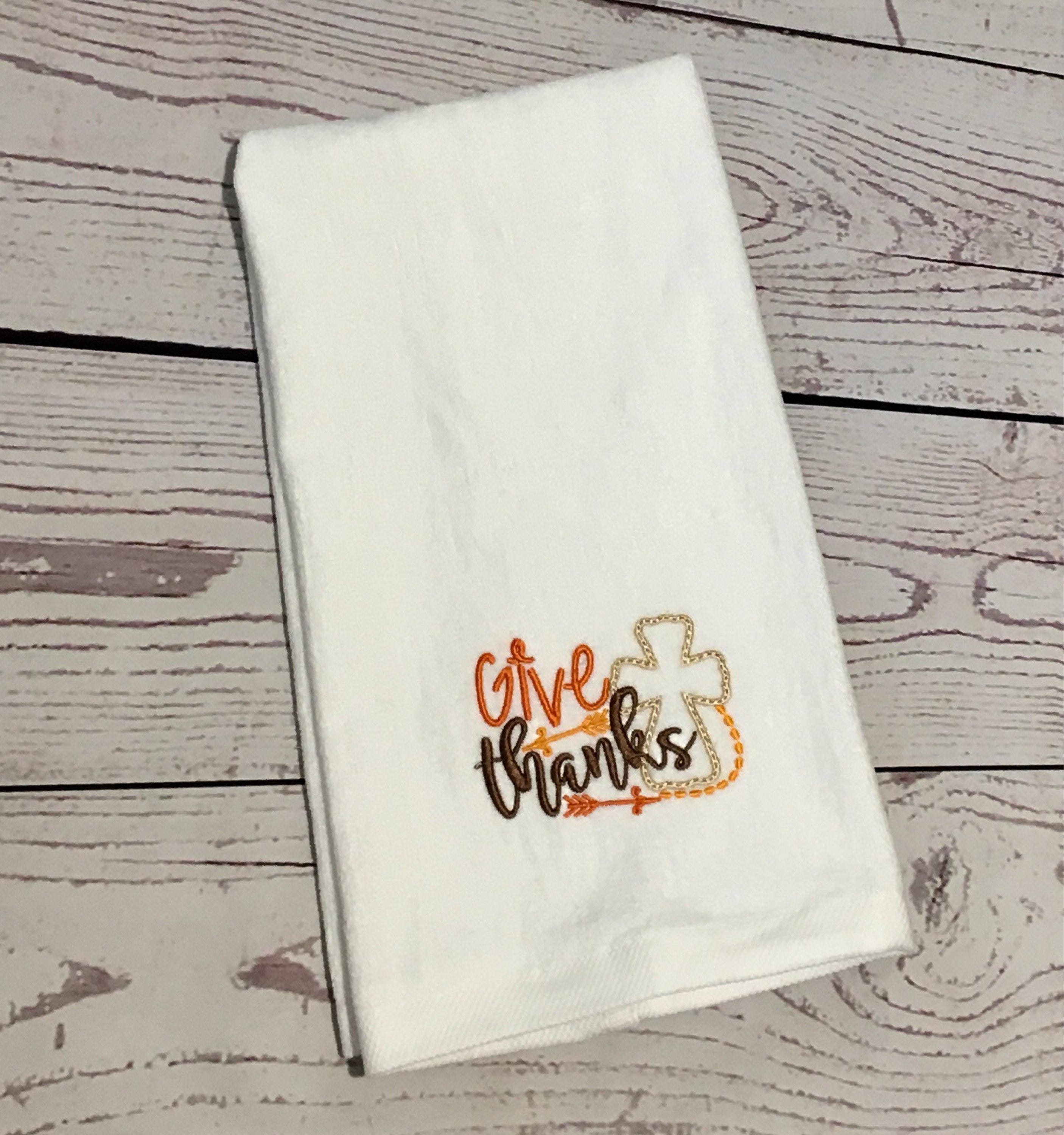 Fall Hand TowelEmbroidered Thanksgiving towelFall Havest Etsy