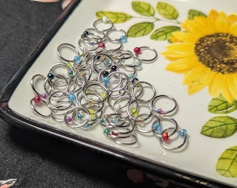 Spring Garden snag-free Stitch Markers