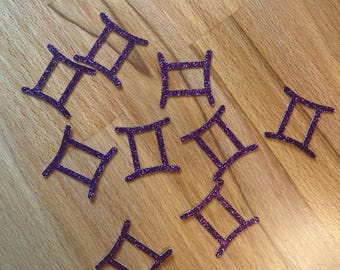 Birthday Party Gemini Confetti | Zodiac Astrology Confetti