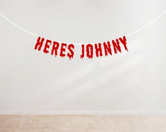 The Shining | Horror Movie | Birthday Party Glitter Banner