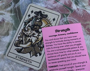 Custom Tarot Card Party Favors | Tarot Dinner Party Decor (Digital Download)