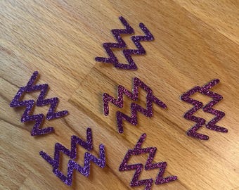 Birthday Party Aquarius Confetti | Zodiac Astrology Confetti