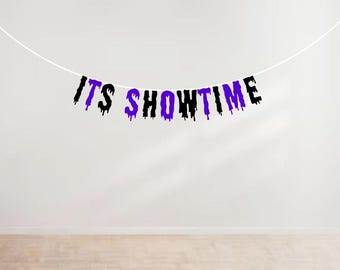 Beetlejuice | Halloween Movie | Birthday Party Glitter Banner