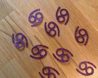Birthday Party Cancer Confetti | Zodiac Astrology Confetti