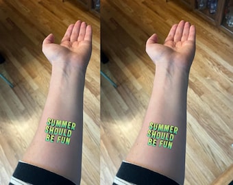 Summer Should Be Fun Summer House | Bravo Temporary Tattoos