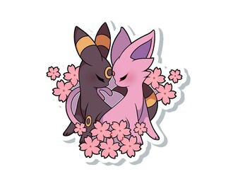 Umbreon Espeon Sticker
