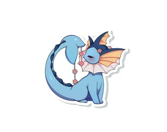 Vaporeon Sakura Sticker