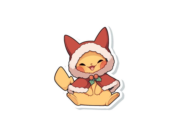 Pika Holiday Sticker