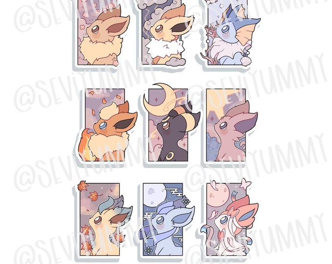 Eeveelution Stickers
