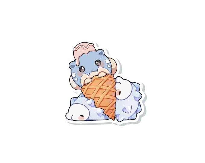 Spheal Snom Ice Cream Sticker