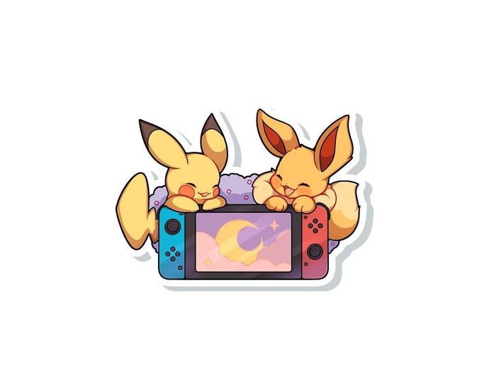 Pika EV Console Sticker