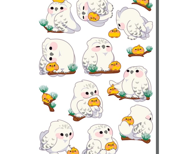 Owl Sticker Sheet