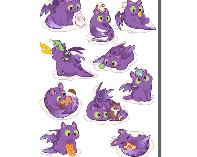 Dragon Sticker Sheet