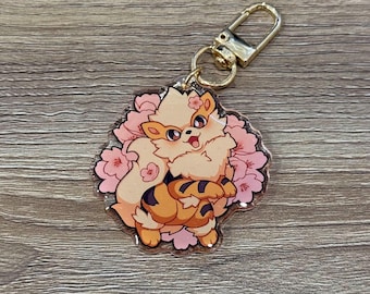 Arcanine 2” Acrylic Keychain