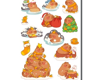Capybara Sticker Sheet