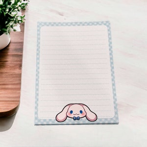 Cute Animals Memo Note Pad | Kawaii Art Pastel Aesthetic Stationery | School Supplies, Journaling, Scrapbooking