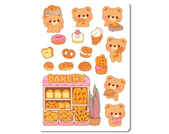 Bakery Bear Sticker Sheet