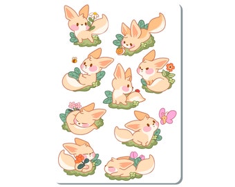 Fennec Fox Sticker Sheet