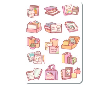 Bunny Books Sticker Sheet