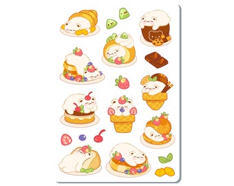 Polar Bear Sweets Sticker Sheet