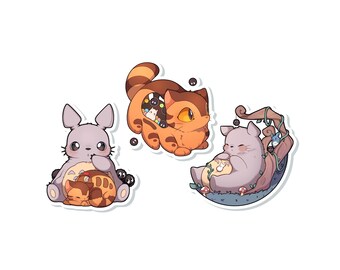 BUNDLED Anime Character Sticker