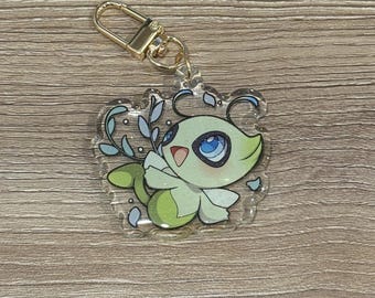 Celebi 2” Acrylic Keychain | Double Sided Glitter Epoxy