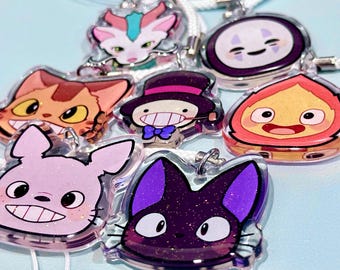 Ghibli Acrylic Charms