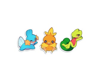 BUNDLED Gen 3 Starters Sticker