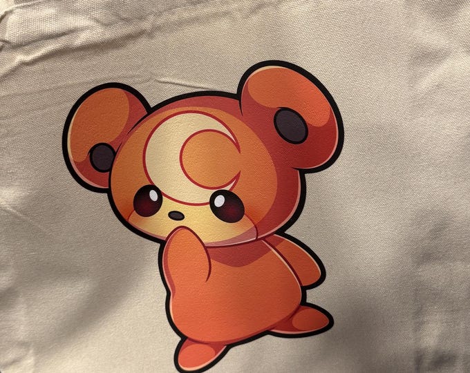 Teddiursa Tote Bag • 8.9.25