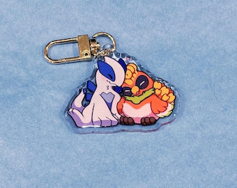 Lugia Ho-oh Cuddles 2” Acrylic Keychain